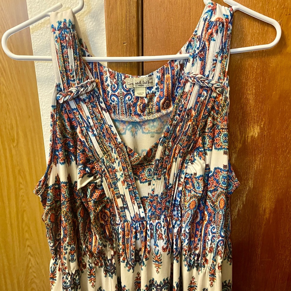 Bohemian Paisley Sleeveless Top